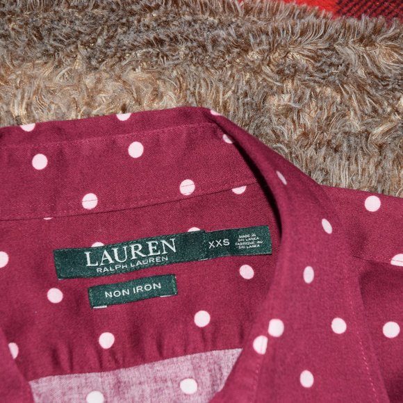NWOT - Ralph Lauren polka dot shirt - Picture 3 of 6